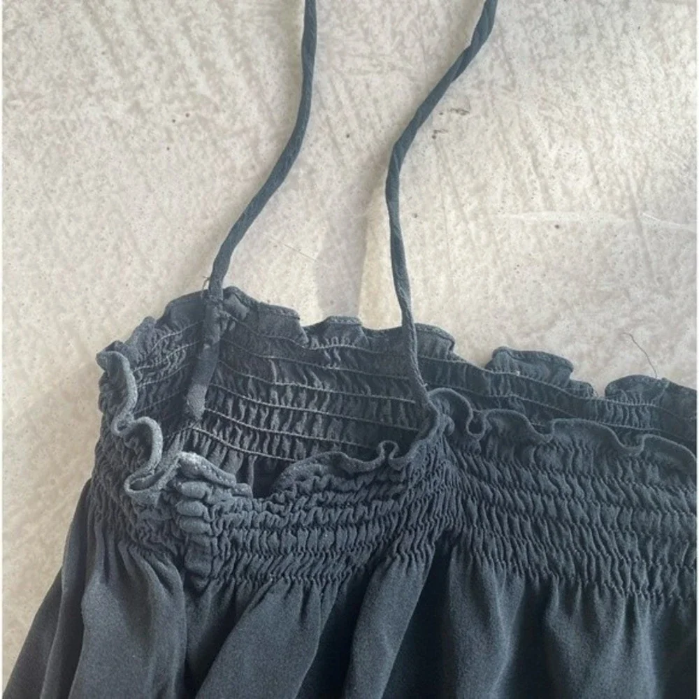 Dolce & Gabbana 00s Silk Lace Camisole strappy tube Chiffon Top whimsygoth S - Picture 6 of 15